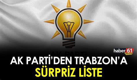 Trabzon AK Parti milletvekili adayları belli oldu 2023 Trabzon