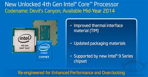 Intel Haswell Refresh Processors Codenamed Devil S Canyon Launching