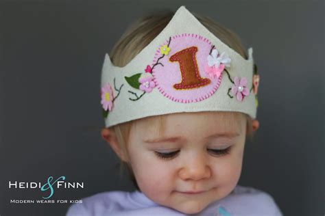 HeidiandFinn modern wears for kids: Birthday Crown Tutorial - and free ...