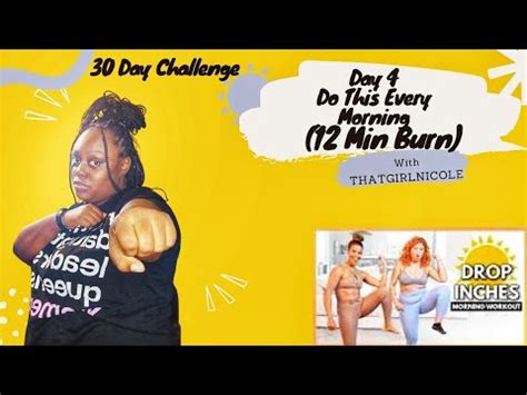 Growwithjo 30 Day Challenge Day 4 Do This Every Morning 12 MIN FAT