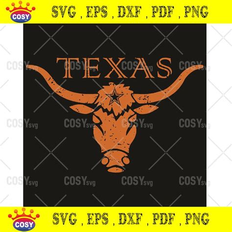 Texas Longhorn Bull Icon Svg Sport Svg Texas Longhorn Bull Icon Svg