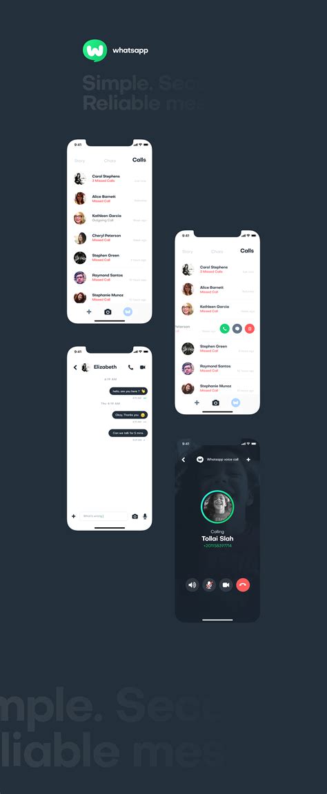 Whatsapp Uiux Re Design On Behance