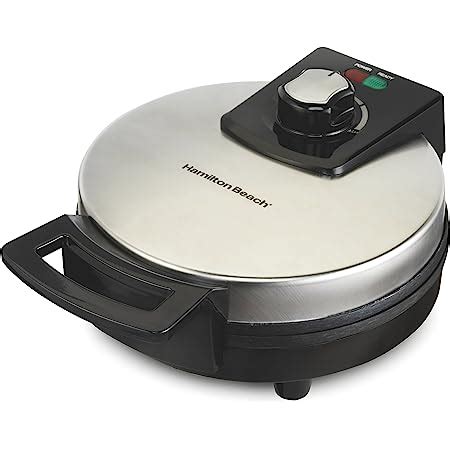 Amazon Hamilton Beach Belgian Waffle Maker With Adjustable