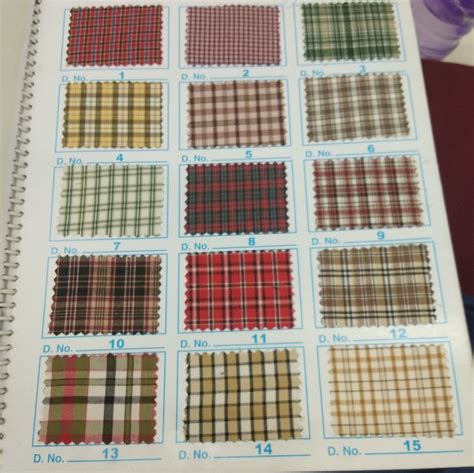 Cotton Uniform Check Fabric Check Stripes Multicolour At Rs 38 Meter