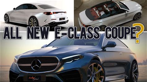 All New Mercedes Benz E Class Coupe Convertible First Look