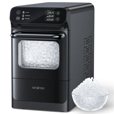 Oraimo Nugget Ice Maker 812a Ice Makers Countertop 33 Lbs Day Chewable Ice Time Preset On Led