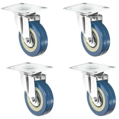 Set Of Caster Wheels Mm Heavy Duty Wheel Castors Furniture