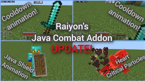 Raiyons Java Combat Addon 119 118 Bedrock Edition Mod