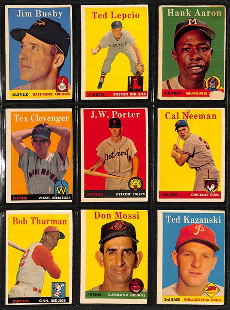 Lot Detail 1958 Topps Baseball Complete Card Set