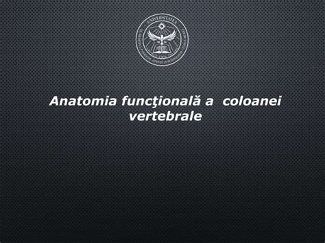 Anatomia Coloanei Vertebralepptx