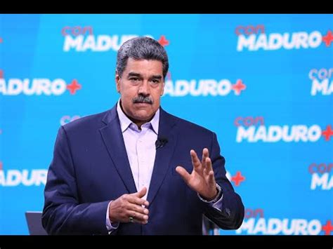 Con Maduro Más Nuevo programa del Presidente Nicolás Maduro primer