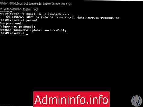 Alterar Senha Debian Reset Technowikis Perguntas Frequentes