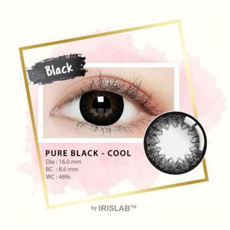 Jual Harga Promo Jz Bv Softlens Pure Black Normal Minus Mm