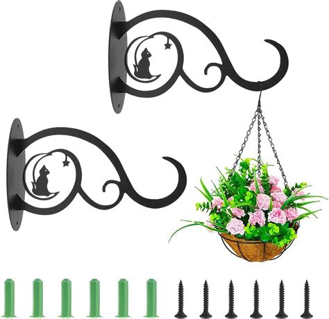 Lewondr Support Plante Mural Balcon Lot de 2 Rétro Européen Forme d