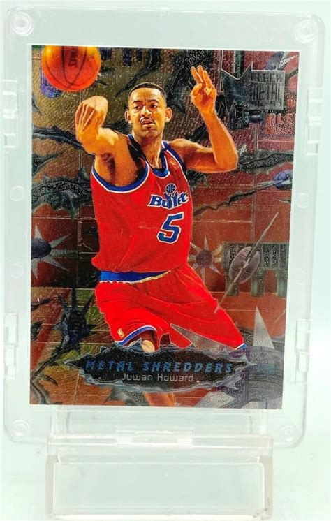 Vintage Fleer Metal Shredders Juwan Howard Card Bullets