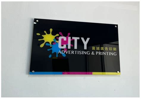 Papan Tanda Akrilik Signage L Logo Panel Install Services Others On