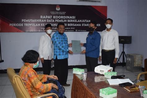 KPU Sumbawa Tetapkan DPB Desember 2021 Sebanyak 338 899 Pemilih