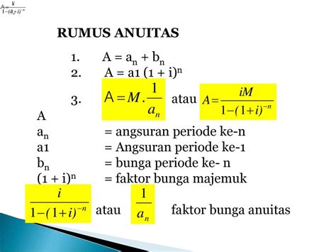 Kumpulan Soal Soal Anuitas Gemar Belajar