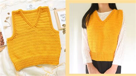 Crochet Sweater Vest Tutorial For Beginners Crocheted World