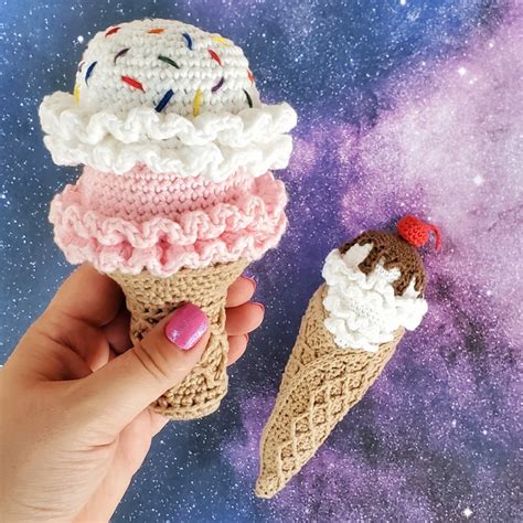 Ice Cream Cones Crochet Pattern Ribblr