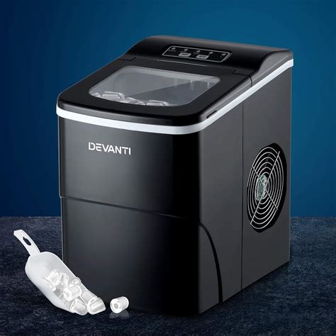 Devanti Ice Maker Machine L Kg Stainless Steel Portable Countertop