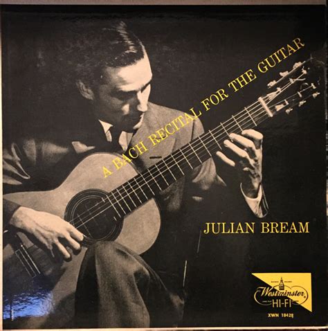 A Bach Program For The Guitar De Johann Sebastian Bach Julian Bream