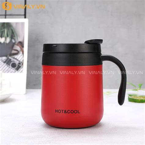 LY GIỮ NHIỆT NÓNG LẠNH HOT COOL CÓ TAY CẦM CAO CẤP