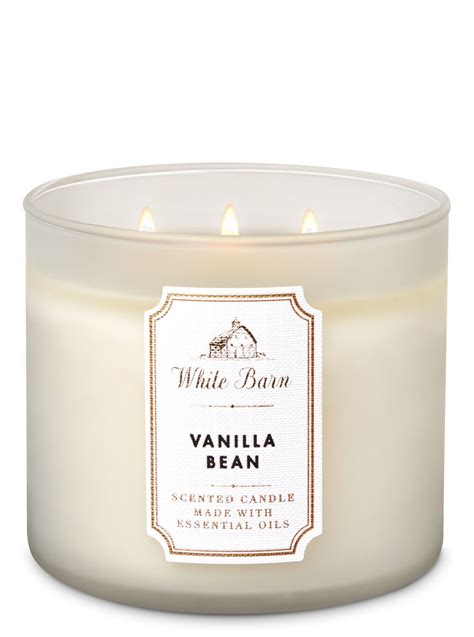 White Barn Vanilla Bean 3 Wick Candle Bath Candles Candle Aesthetic