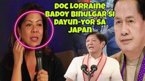 Dok Lorraine Kinanta Si PBBM Sa Japan Ll KOJC Kakasuhan Ng PNP YouTube