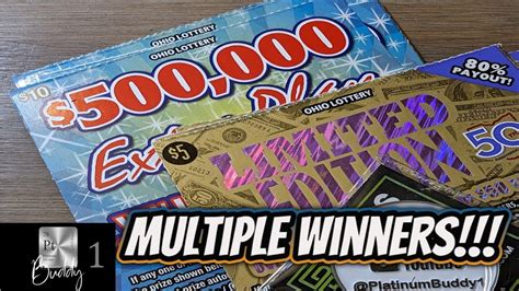 💵mixing It Up 💵 500k Extra Play And Limited Edition 💵ohio Lottery