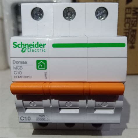 Jual Mcb 3p 6A 10A 16A 20A 25A 32A DOMAE Schneider Original Domae 6KA