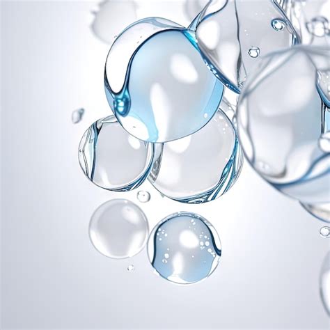 Premium Ai Image Fluid Illusions Captivating Dance Of Water Liquid Bubbles