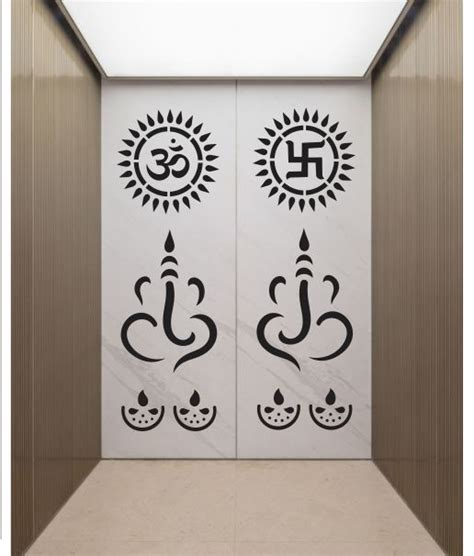 Swastik Om Ganesh Design Dxf Svg Makerbhawan