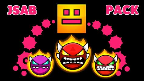 Geometry Dash Jsab Demon Pack Platformer Mode Youtube