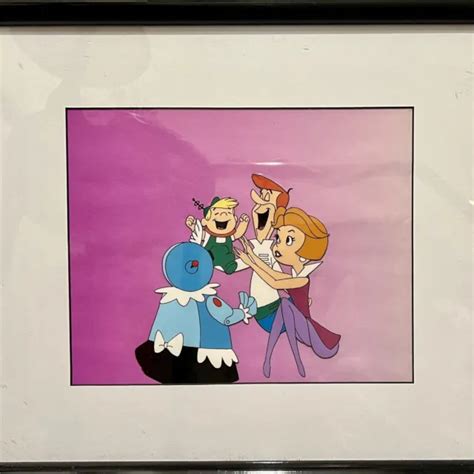 THE JETSONS ANIMATION Cel Production Art Background Hanna Barbera