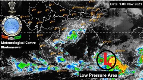 Low Pressure Formed Over South Andaman Sea Heavy Rain Expected