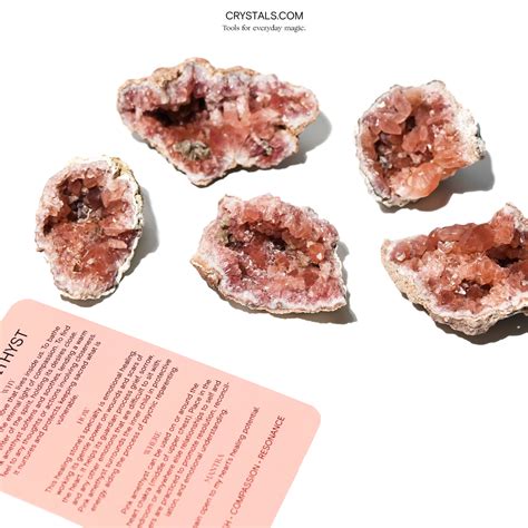 Pink Amethyst Geode Crystal – CRYSTALS.COM