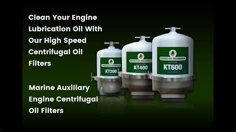 Diesel Engine Lubrication System Centrifugal Lube Oil Filter Clean