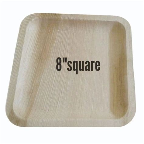 8inch Square Areca Leaf Plates At Rs 4 Piece Pakku Mattai Plate In