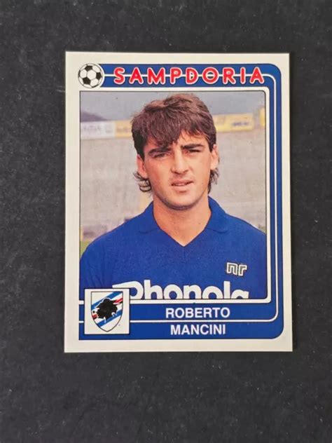 Figurina Calciatori Panini Rc Roberto Mancini Sampdoria