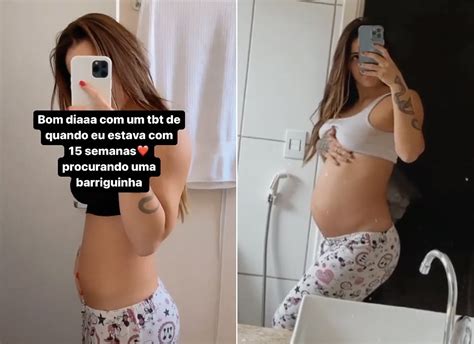 Gr Vida Do Jogador J Mai Ra Quiderolly Mostra Evolu O Da Barriga