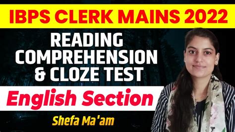 Ibps Clerk Mains Reading Comprehension Cloze Test Questions