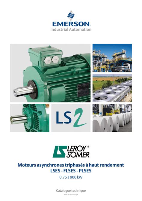 Leroy Somer Moteurs LSES FLSES PLSES Catalogue