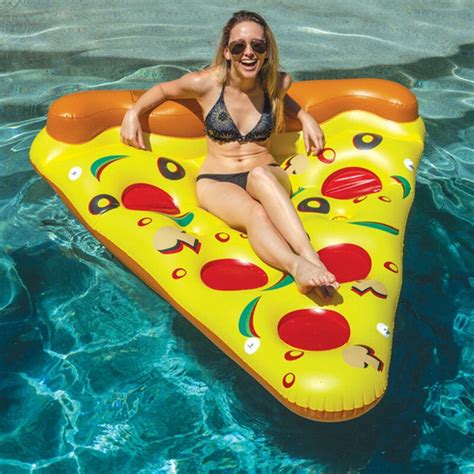 Fatia De Pizza Gigante Piscina Infl Vel Brinquedo Da Gua Titular De