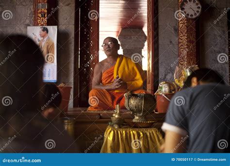 Buddhist Monk at a Temple in Chiang Mai, Thailand Editorial Photography - Image of thailand ...