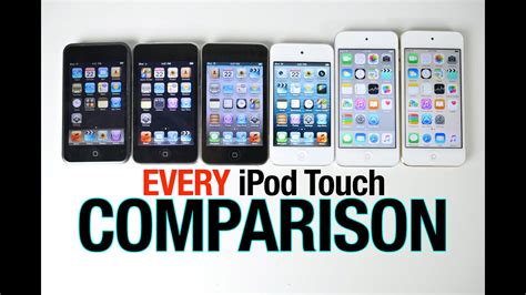 Ipod Touch 6g Vs 5g Vs 4g Vs 3g Vs 2g Vs 1g Speed Test Comparison Youtube