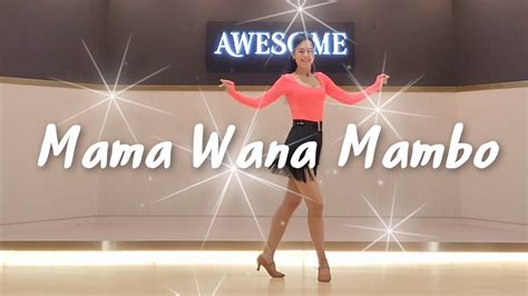 Mama Wanna Mambo Line Dance Demo 마마워나맘보 Beginner 초급 l YouTube