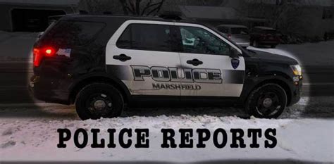 Marshfield Wi Police Reports Onfocus