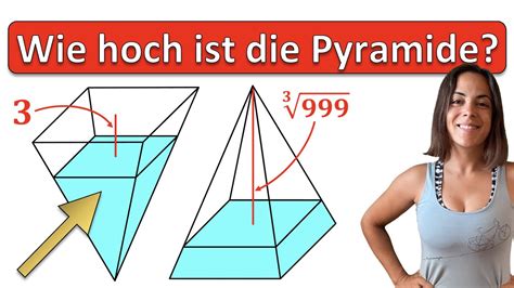 UNMÖGLICH HÖHE der Pyramide berechnen MATHE RÄTSEL GEOMETRIE