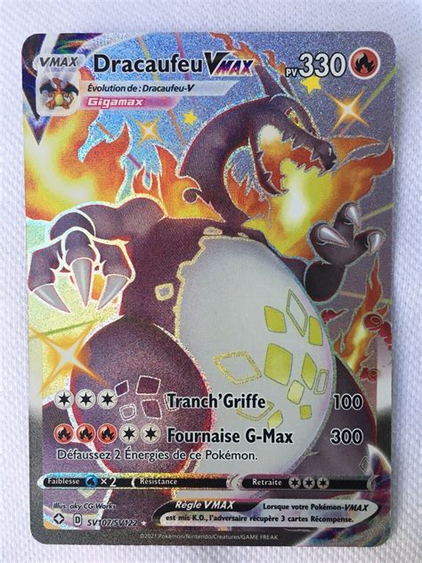 Mavin Pokemon Card Dracaufeu Vmax Shiny Sv Sv Like New Ultra Rare